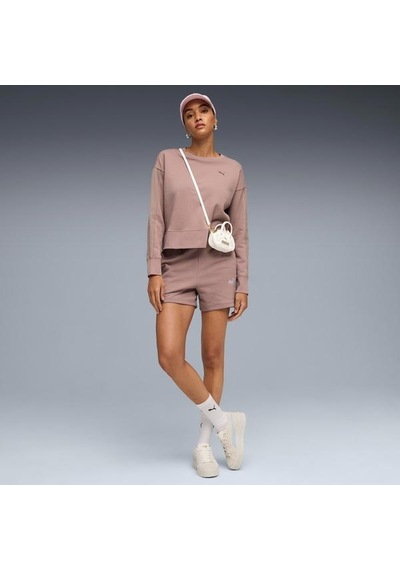 Puma Essentials No 1 Logo Kadın Pembe Şort