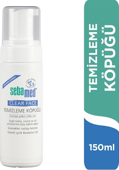 Sebamed Clear Face Sivilce ve Akne Karşıtı Yüz Temizleyici Köpük 150 ML
