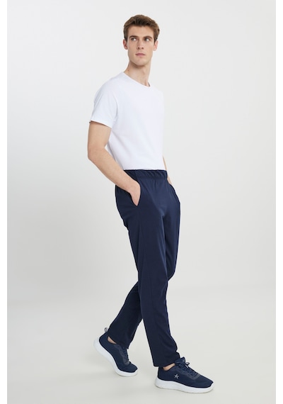 AC&Co / Altınyıldız Classics Erkek Lacı Pamuklu Standart Fit Normal Kesim Beli Lastikli Cepli Pijama Altı Lacı Lacivert AC&Co / Altınyıldız Classics Erkek Lacı Pamuklu Standart Fit Normal Kesim Beli Lastikli Cepli Pijama Altı Lacı Lacivert
