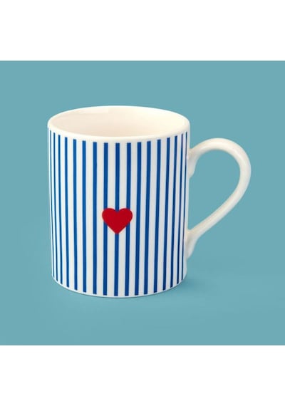 Evidea Kitchen Bold Heart Porselen Kupa - Renkli - 290 Ml