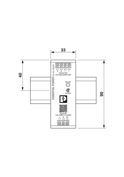 Phoenix Contact Ps-ee-2g/1ac/24dc/75w/sc - Güç Kaynağı