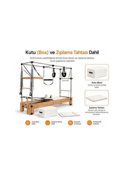 Missidea Core Cadillac Reformer Kahverengi-beyaz Siyah