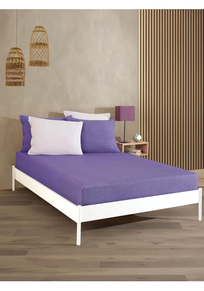 Lastikli Çarşaf Seti Çift Kişilik 160x200 Cm Tek Kişilik 100x200 Cm Seçenekli Yumuşak Dokulu Çarşaf + Y Çok Renkli