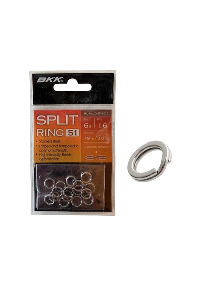 Bkk Split Ring-51 Suni Yem Halkası No:6 16'lı Paket