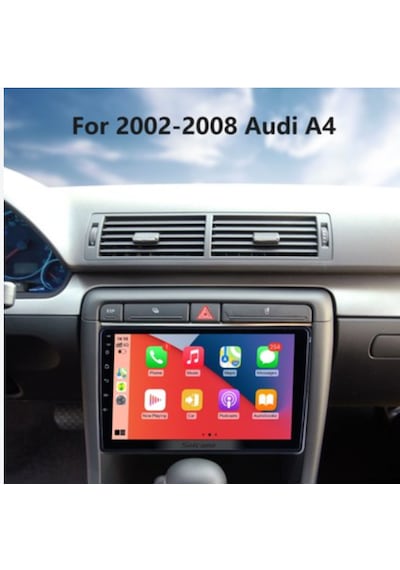 Foxus Audi A4 2002-2008 4gb Ram 64gb Hafıza Android Dokunmatik Ekran Oto Teyp - Carplay Wifi Gps Bluetooth Kamera Destekli Oem