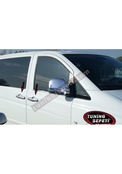 Mercedes Vito 639 2004 - 2013 Kapı Kolu 3 Kapı Paslanmaz Çelik