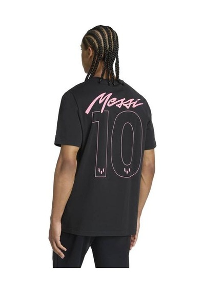 Adidas Messi N N Erkek Siyah Tişört