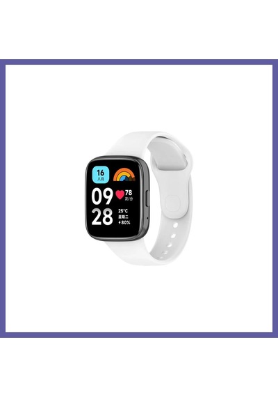 Bezos Redmi Watch 3 Active Klasik Kordon - Beyaz Nıda