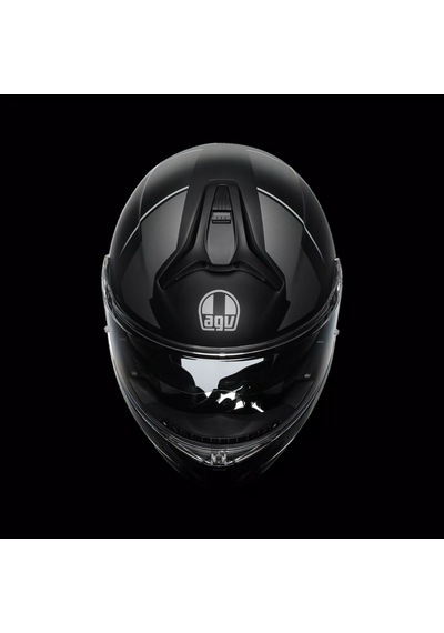Agv Kask/tourmodular Multı Mplk Perceptıon Matt Black Sılver Çok Renkli