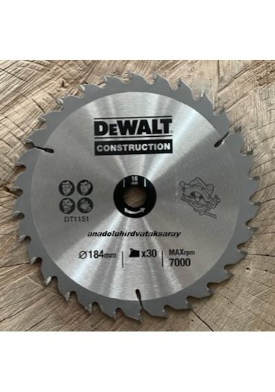Dewalt Elmas Testere 184mm Sunta Kesme Mdf Ahşap Kesme Testeresi 30diş 16mm