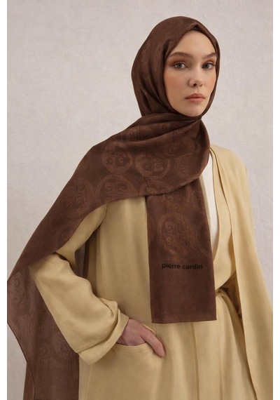 Pierre Cardin Lyocell Naia Rivela Şal 6080200-932 Kahverengi-932 Kahverengi-932