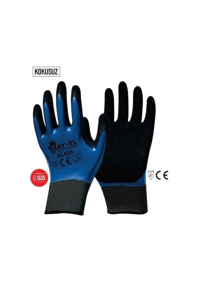 Bay-el 12 Adet El035  Latex Eldiven Full No:10