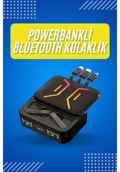 Gaming Bluetooth Kulaklık Dahili Powerbank Kablolu Düşük Gecikmeli
