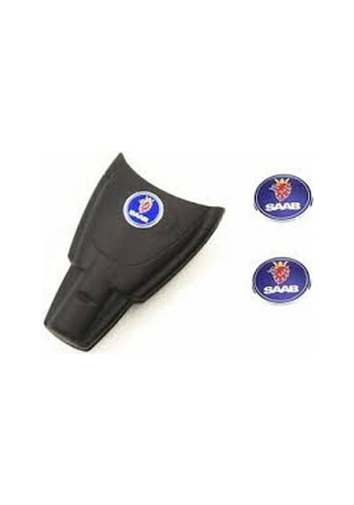 Saab Oto Anahtar 3M Metal Alaşım Logo 2Li Set