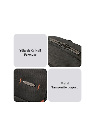 Samsonite CC8-19-005 15.6" Network 3 Notebook Sırt Çantası  Siyah