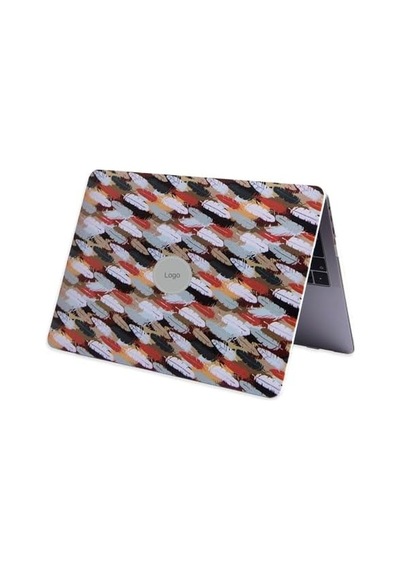 Macbook Pro Retina 13 İnç Kılıf A1425 A1502 Uyumlu Tüy Desenli Sert Kapak Hard Case İnce Hafif Laptop Koruyucu Karışık