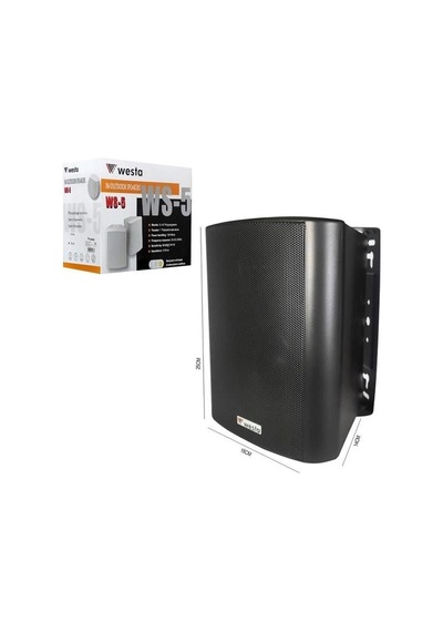 Westa Ws-5tb 5,25" 125w Trafolu Siyah Hoparlör Ip65
