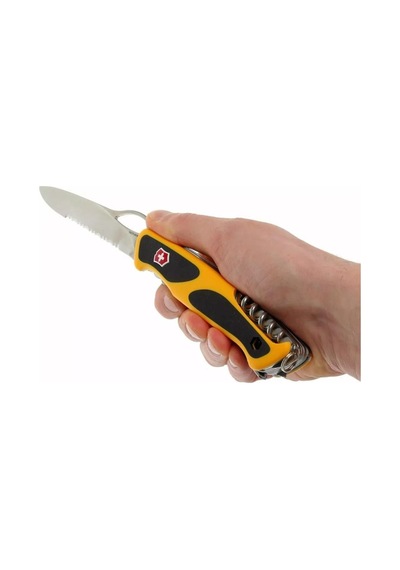 Victorinox Rangergrip Botsman 0.9798.mwc8 İsviçre Kamp Çakısı Sarı - Siyah