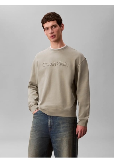 Calvin Klein Eu Sportswear Graphı, Pez, S Yeşil Erkek Sweatshirt