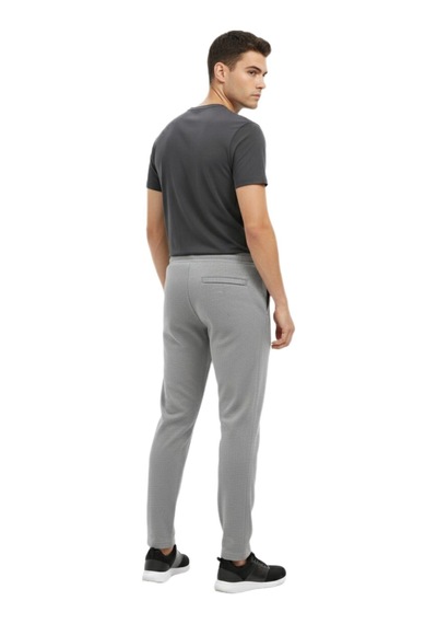 Pandonim Erkek Beli Lastikli Jogger Pantolon Regular Fit Bgl-st05194 Gri