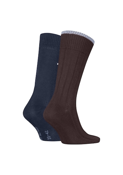Tommy Hilfiger Th Men Sock 2p Struc Erkek Kahverengi Çorap - S701236317 Kahverengi