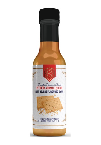 Nish Çilek, Karamel, Beyaz Çikolata, Petibör Aromalı Şurup 4'lü Set 4x250 Ml - Pet Şişe Diğer
