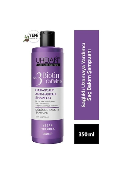 No. 3 Expert Series Biotin & Caffeine Dökülme Karşıtı Hızlı Uzamaya Yardımcı Şampuan-350ml