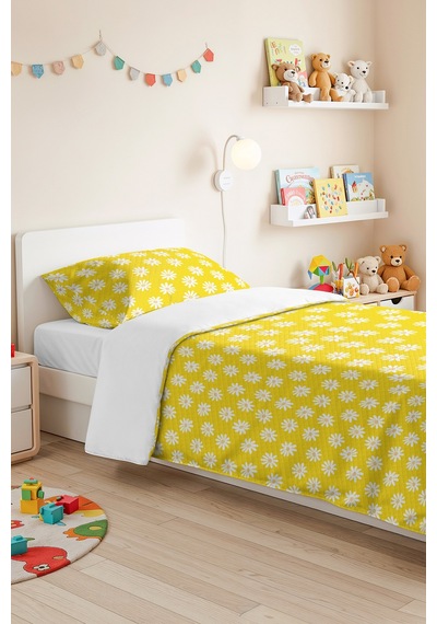 Sarı Papatya Çiçekli Genç Odası Tek Kişilik Pike Takımı - Minimal 160x220 Cm Kapitone Yatak Örtüsü Kumlu Kahve Yumuşaklığı Sarı Papatya Çiçekli Genç Odası Tek Kişilik Pike Takımı - Minimal 160x220 Cm Kapitone Yatak Örtüsü Kumlu Kahve Yumuşaklığı