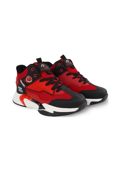 Cool London Unisex Ortopedik Çocuk Basketbol Ayakkabısı Kırmızı