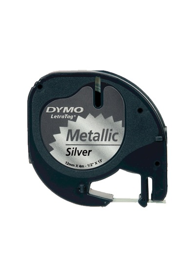 Dymo Letratag Şerit Metalik 12 Mmx4 Mt Gri 91208