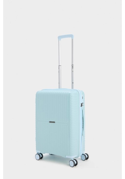 Defacto Unisex Sert Kapaklı Çekçekli Küçük Boy Valiz E7080axnsbe826 Mavi-be826