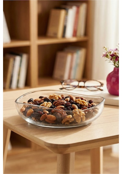 Lav Vira Cam Çerez Kasesi 6'lı Küçük Boy 195 ml (Meze Tabağı , Tatlı Kasesi )