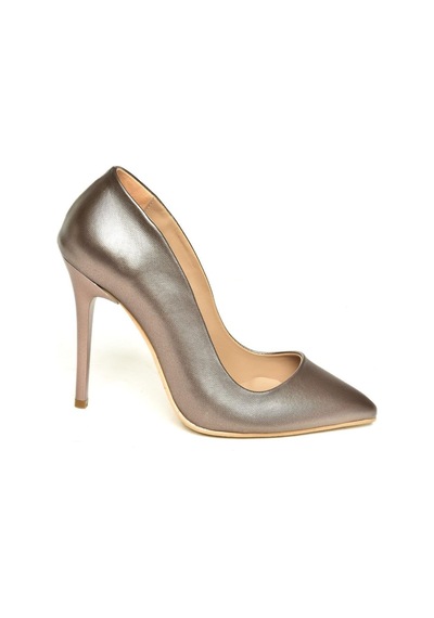 Fox Shoes Platin Kadın Topuklu Ayakkabı 8922151909 Platin