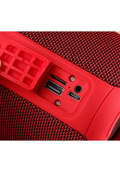Hobimtek S06 Rgb Işıklı Kumaş Sd/aux Taşınabilir Şarjlı Bluetooth Hoparlör