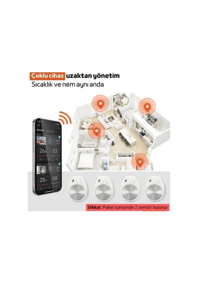 Dth-8001 2'li Bluetooth Sıcaklık Nem Kayıt Cihazı, Hafızalı Ve Akıllı Mobil Uygulamalı Datalogger, Sınırsız Cihaza Uzaktan Ve Kablosuz Bağlanın Diğer Dth-8001 2'li Bluetooth Sıcaklık Nem Kayıt Cihazı, Hafızalı Ve Akıllı Mobil Uygulamalı Datalogger, Sınırsız Cihaza Uzaktan Ve Kablosuz Bağlanın Diğer