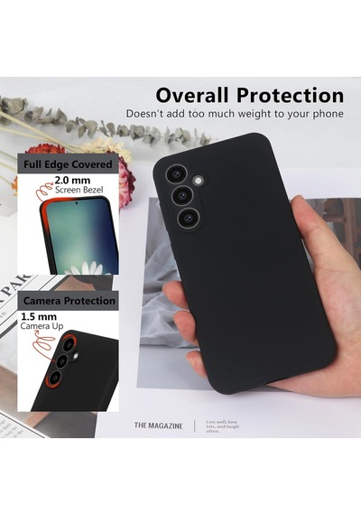Abatech Samsung Uyumlu S26 Fe Siyah Lansman Kılıf