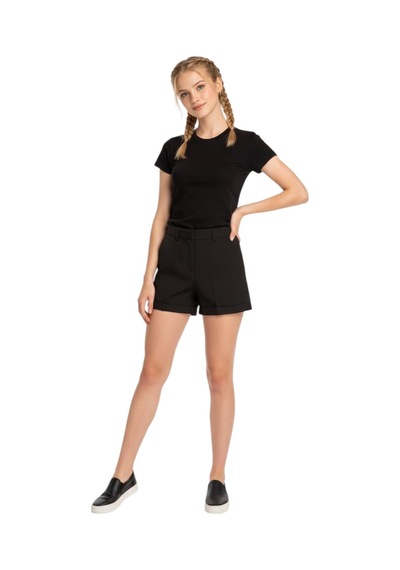 Jack & Jones Normal Bel Normal Turkuaz Kadın Şort 12213192 Siyah