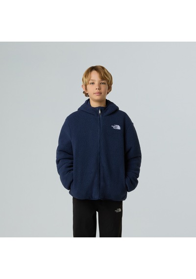 The North Face B Reversıble Shasta Fz Hooded Jacket Çocuk Kaban Nf0a88tpddı1 Nf0a88tpddı1 Mav Mavi