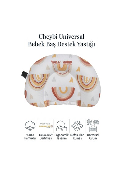 %100 Pamuklu Terletmez Bebek Baş Destek Yastığı Universal Puset Bebek Arabası Ve Oto Koltuğu Yolculuk Yastığı Oeko-tex Sertifikalı Çok Renkli-bohem Gökkuşağı Çok Renkli %100 Pamuklu Terletmez Bebek Baş Destek Yastığı Universal Puset Bebek Arabası Ve Oto Koltuğu Yolculuk Yastığı Oeko-tex Sertifikalı Çok Renkli-bohem Gökkuşağı Çok Renkli