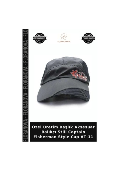 Floranova Özel Üretim Başlık Aksesuar Balıkçı Stili Captain Fisherman Style Cap At-11 Çok Renkli