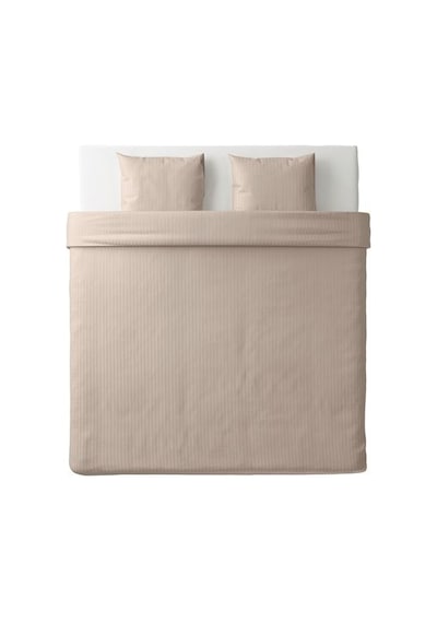 Ikea Nattjasmın Çift Kişilik Nevresim Takımı 220 X 240 Cm Bej