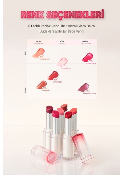 Clio Crystal Glam Balm 01 Honey Peach 01