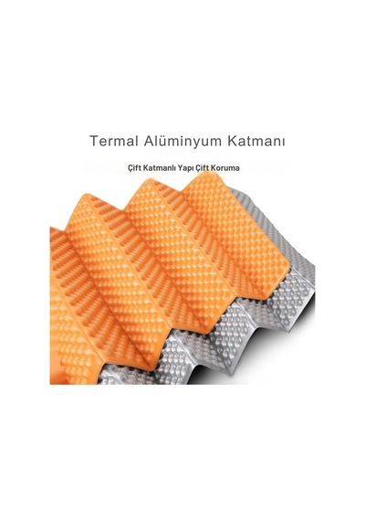 Kingcamp Ultralight Ixpe Yalıtımlı Z Mat R Değeri 2,1 Orange Turuncu