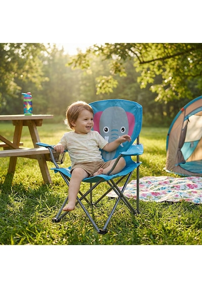 Koçtaş Basic Çocuk Kamp Sandalyesi Fil 2000033906 Mavi