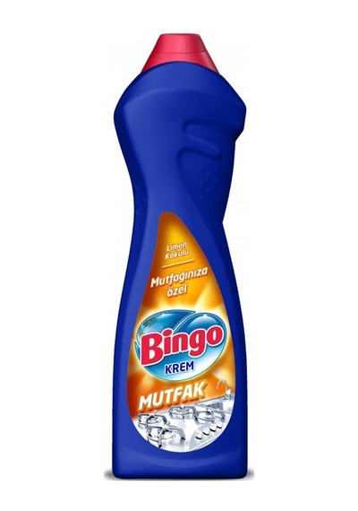 Bingo Krem Mutfak Yüzey Temizleyici Limon Kokulu 16 x 750 ML