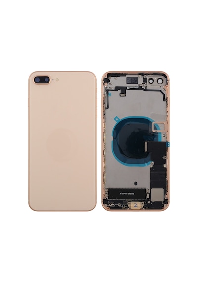 Apple  Uyumlu - iPhone 8 Plus Full Dolu Kasa Rose Gold