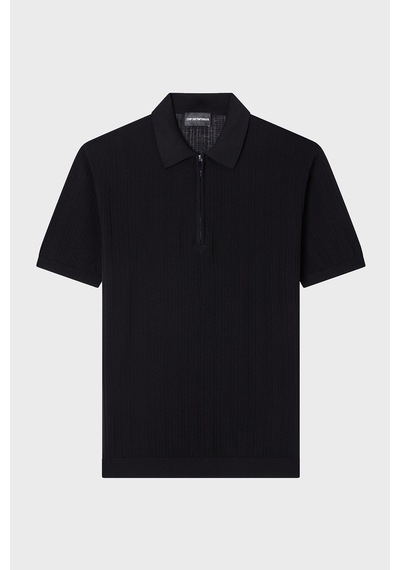 Emporio Armani Erkek Polo Yaka Kazak Em004305 Af23761 Uc001 Siyah