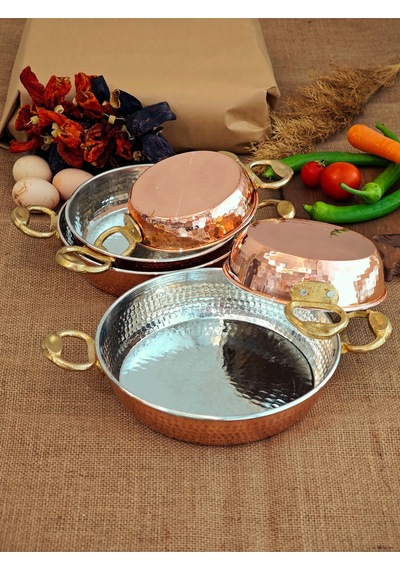 Moda Bakır Bakır Sahan Seti 5'li Diğer