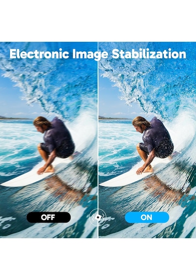 V50x 4k 30fps Aksiyon Kamera Ve Aksesuar Seti 20mp Wifi Aksiyon Kamerası Ipx7 Su Geçirmez Eıs 2.0 Çift Ekran, Dokunmatik Ekranlı, 2x 1350mah Pil Ve Aksesuar Kiti Diğer