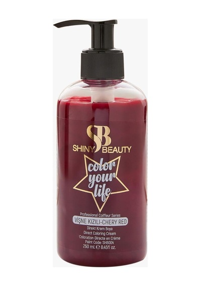 Shıny Beauty Vişne Kızılı Geçici Krem Saç Boyası 250 Ml